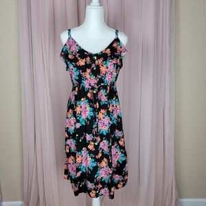 Torrid Women's Floral Midi Dress Size 1